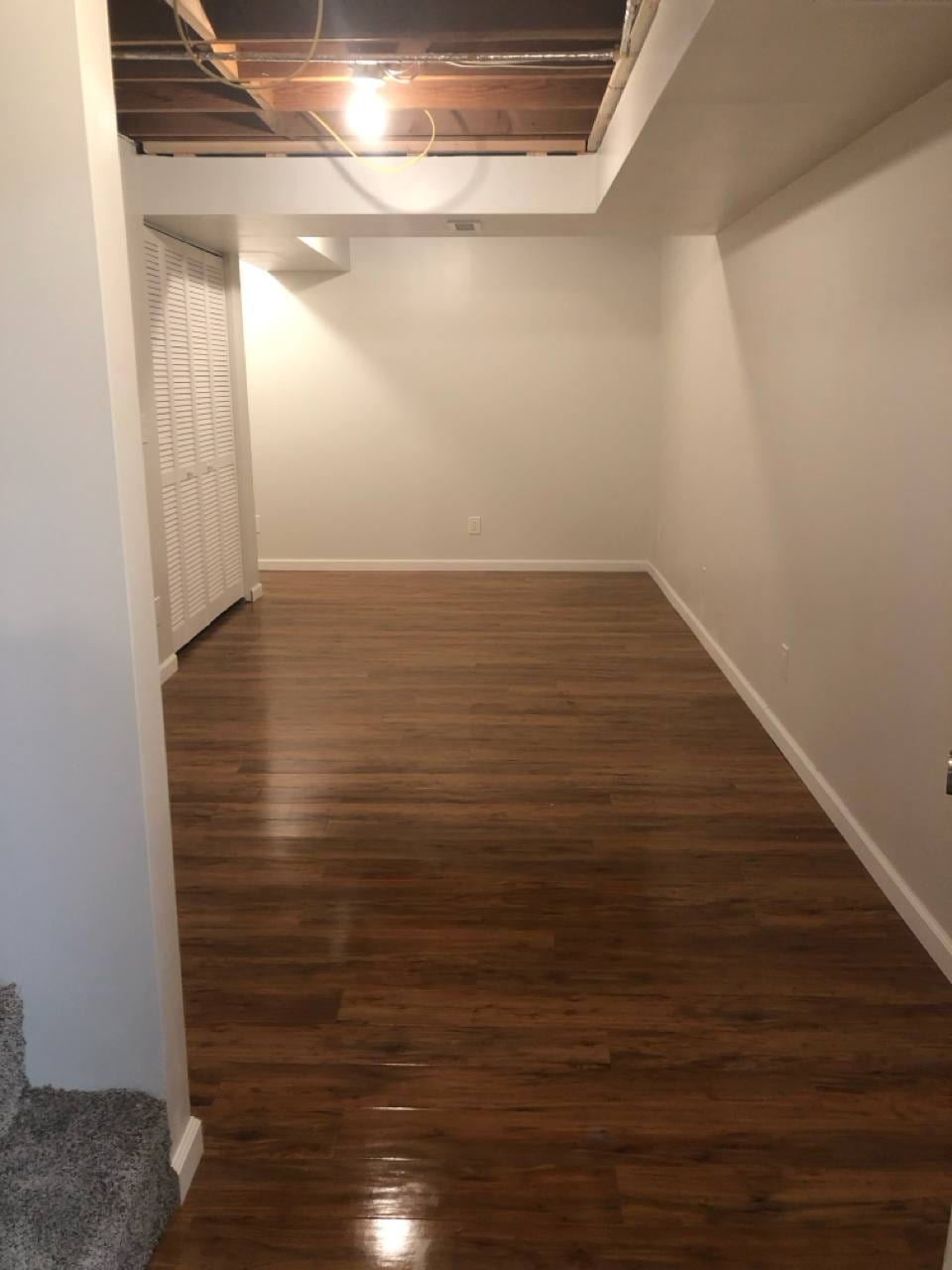 Finished basement remodel by Jetton Handyman in the Lake Norman area